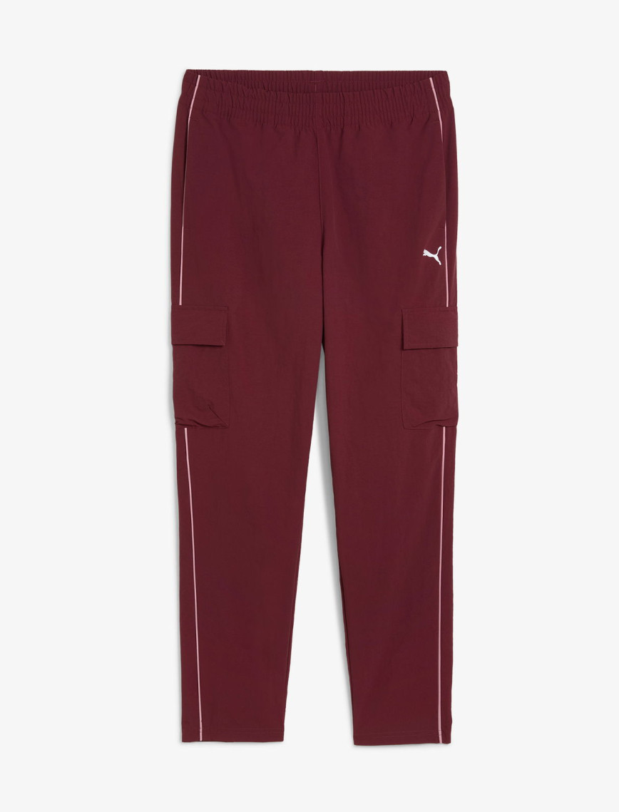 Puma Sport Woven Cargo Kadın Bordo Eşofman Altı Puma Sport Woven Cargo Kadın Bordo Eşofman Altı