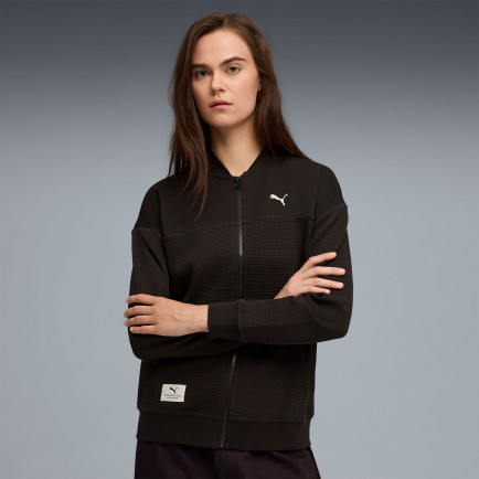 Puma Class Full-Zip Kadın Siyah Ceket Puma Class Full-Zip Kadın Siyah Ceket