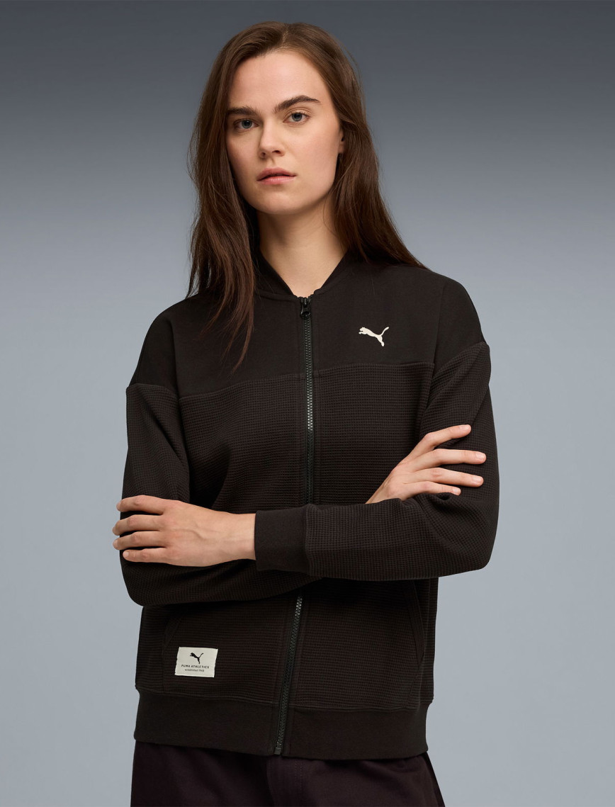 Puma Class Full-Zip Kadın Siyah Ceket Puma Class Full-Zip Kadın Siyah Ceket