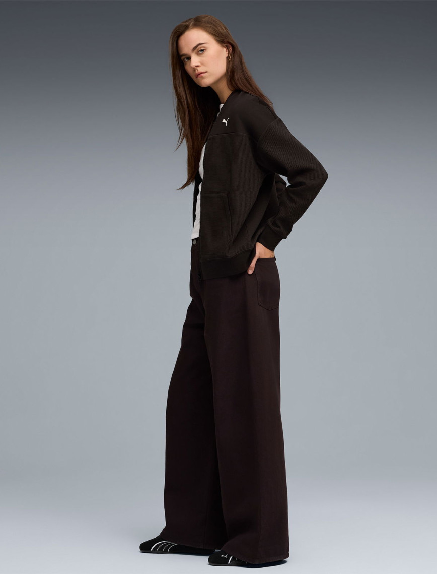 Puma Class Full-Zip Kadın Siyah Ceket Puma Class Full-Zip Kadın Siyah Ceket