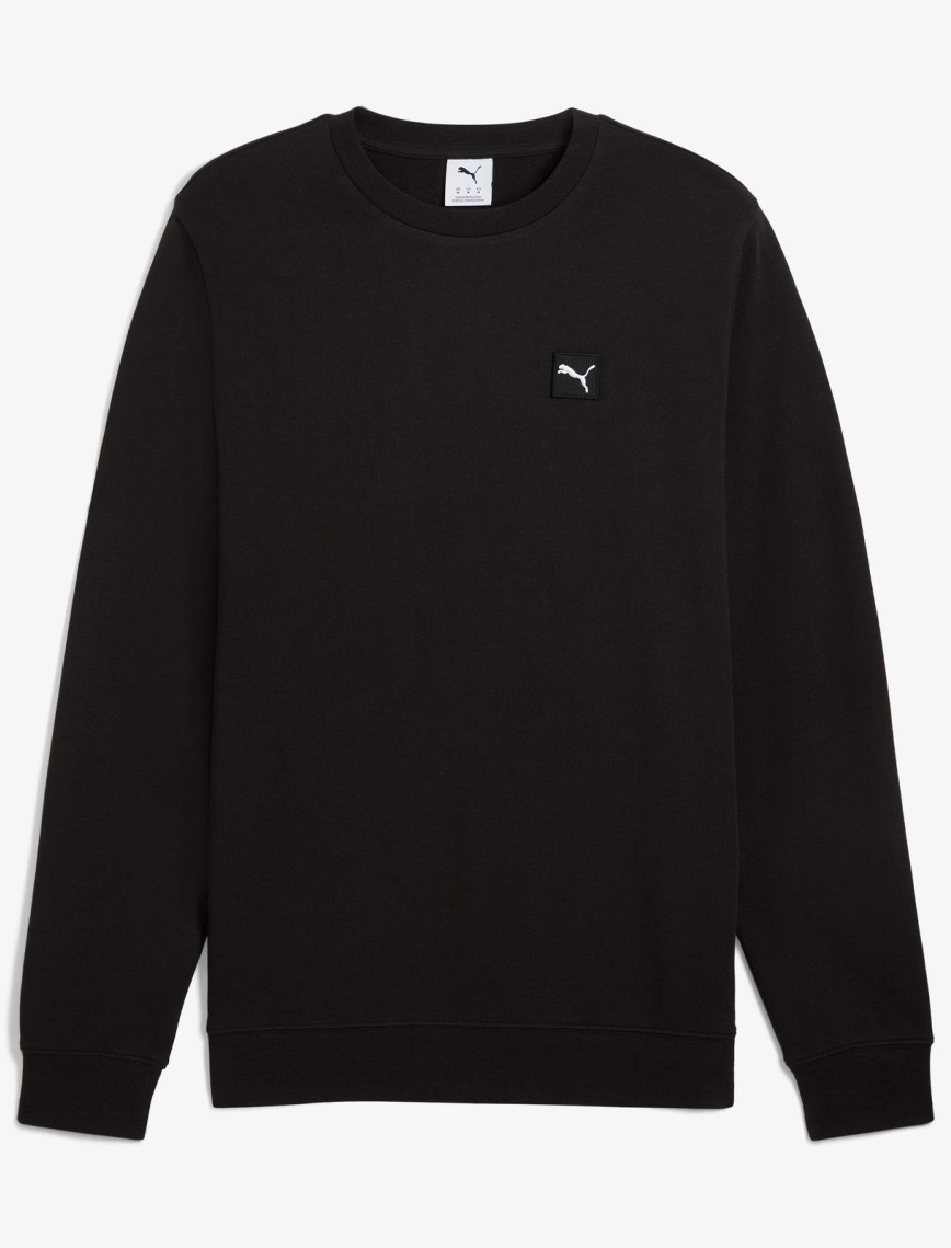 Puma Ess Elevated Crew Erkek Siyah Sweatshirt Puma Ess Elevated Crew Erkek Siyah Sweatshirt