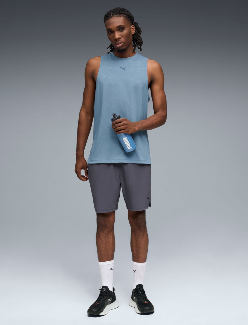 Puma Cloudspun Emboss Tank Erkek Mavi Antrenman Atleti Puma Cloudspun Emboss Tank Erkek Mavi Antrenman Atleti