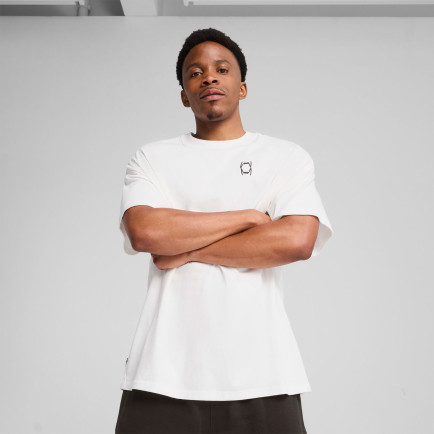 Puma Pivot 3 0 Erkek Beyaz Basketbol T-Shirt Puma Pivot 3 0 Erkek Beyaz Basketbol T-Shirt