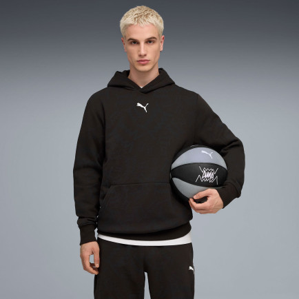 Puma Teamjaws Post Game Erkek Siyah Basketbol Sweatshirt Puma Teamjaws Post Game Erkek Siyah Basketbol Sweatshirt