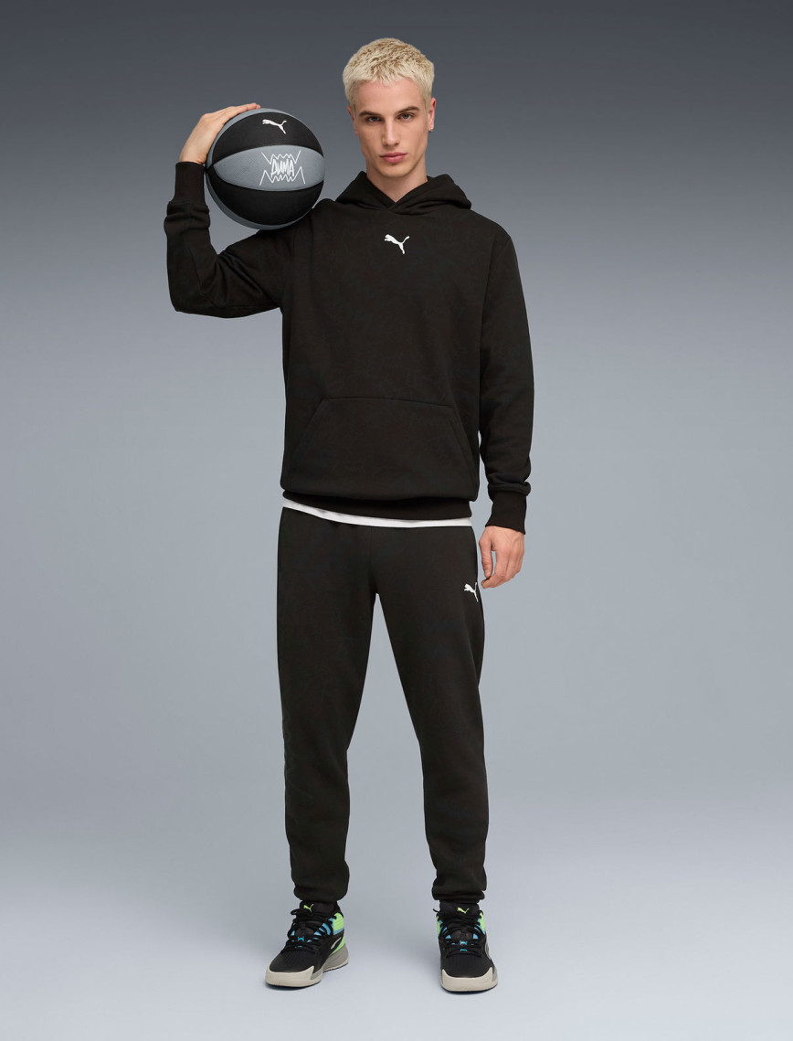 Puma Teamjaws Post Game Erkek Siyah Basketbol Sweatshirt Puma Teamjaws Post Game Erkek Siyah Basketbol Sweatshirt