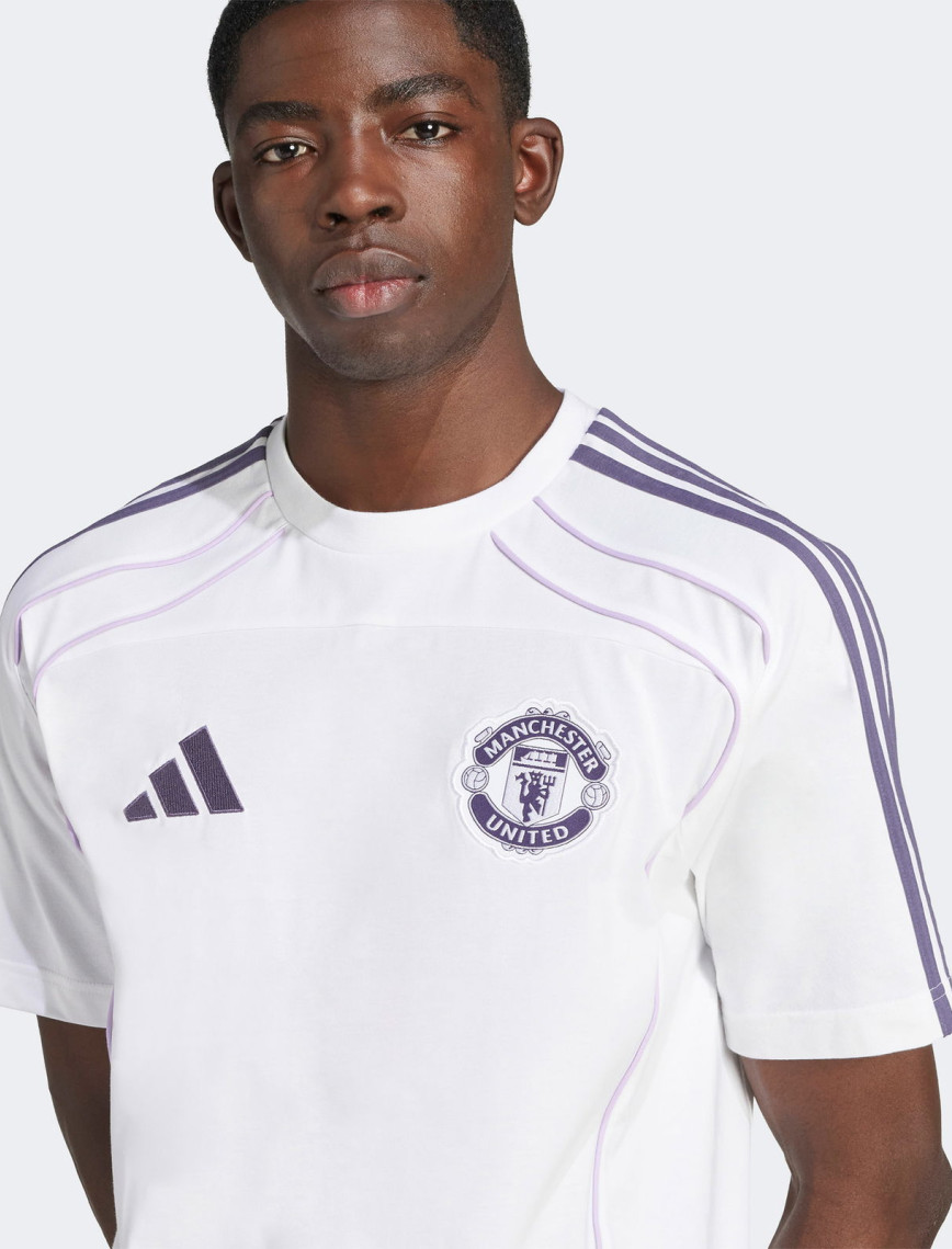 adidas Manchester United Ubp Erkek Beyaz Futbol T-Shirt adidas Manchester United Ubp Erkek Beyaz Futbol T-Shirt