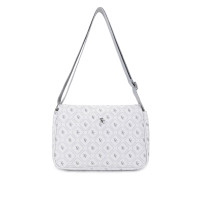 Tamer Tanca Kadın Vegan Beyaz Desen Omuz Çanta Tamer Tanca Kadın Vegan Beyaz Desen Omuz Çanta