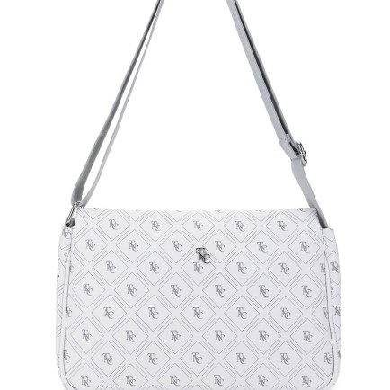 Tamer Tanca Kadın Vegan Beyaz Desen Omuz Çanta Tamer Tanca Kadın Vegan Beyaz Desen Omuz Çanta