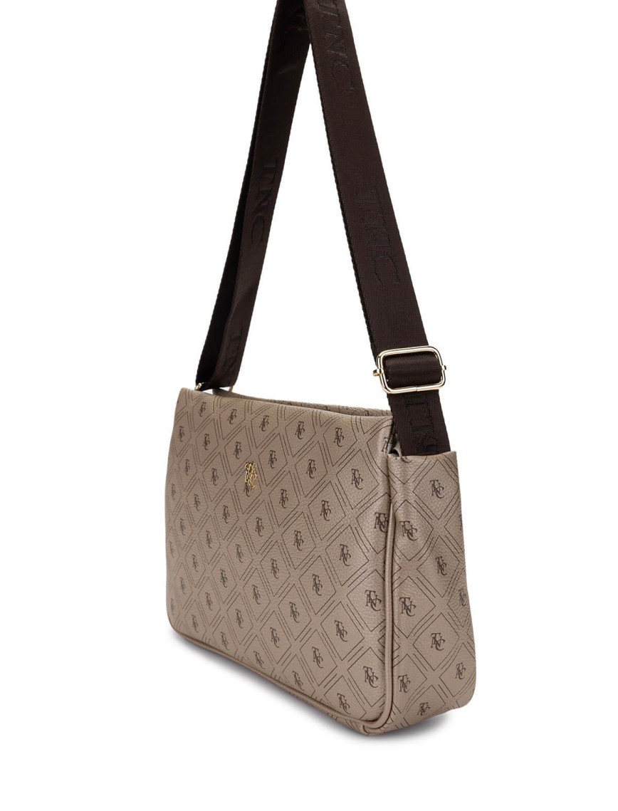 Tamer Tanca Kadın Vegan Altın Desen Omuz Çanta