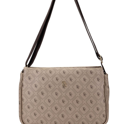 Tamer Tanca Kadın Vegan Altın Desen Omuz Çanta Tamer Tanca Kadın Vegan Altın Desen Omuz Çanta