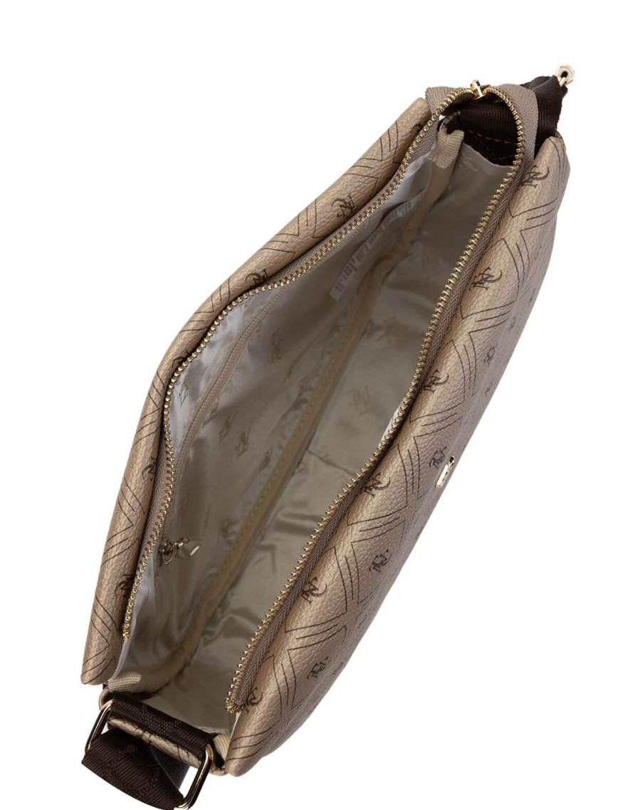 Tamer Tanca Kadın Vegan Altın Desen Omuz Çanta