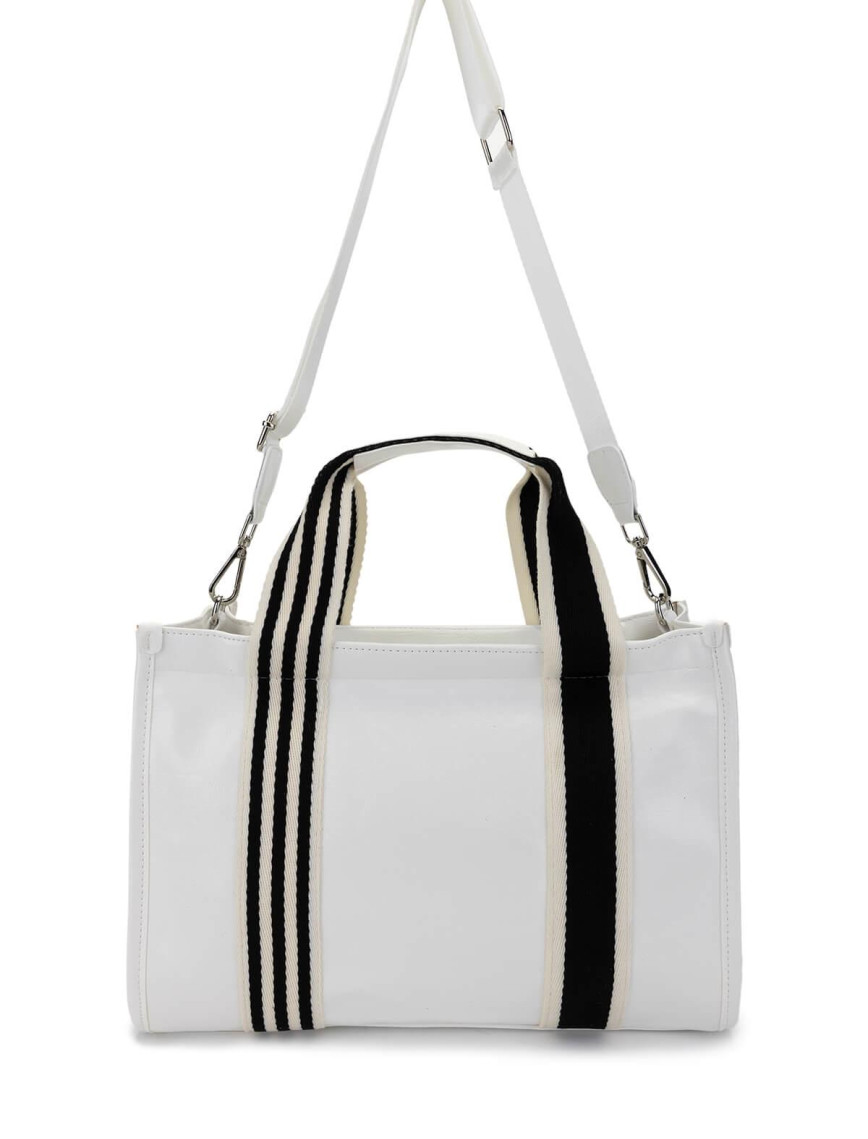 Tamer Tanca Kadın Vegan Beyaz Omuz Çanta Tamer Tanca Kadın Vegan Beyaz Omuz Çanta