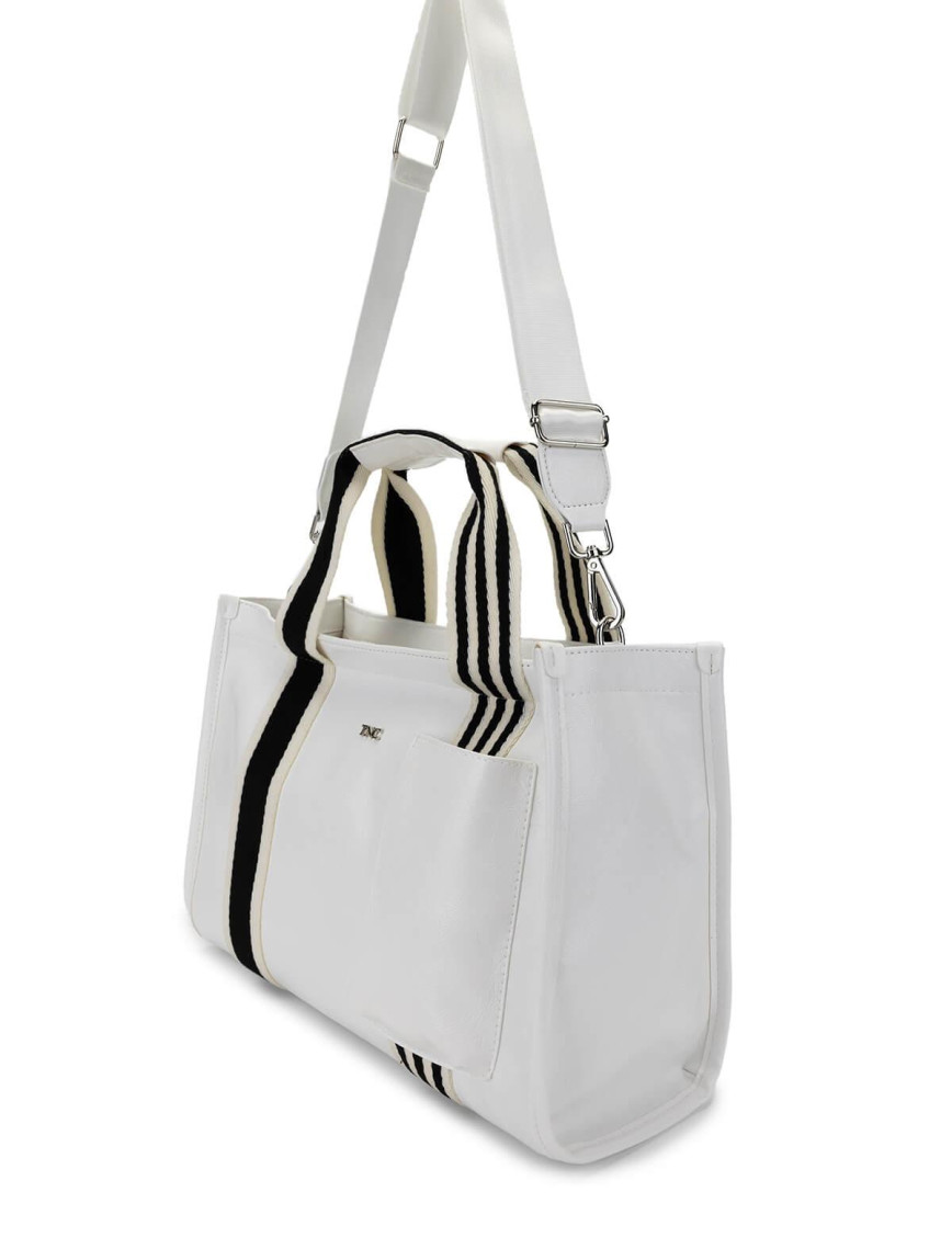 Tamer Tanca Kadın Vegan Beyaz Omuz Çanta Tamer Tanca Kadın Vegan Beyaz Omuz Çanta