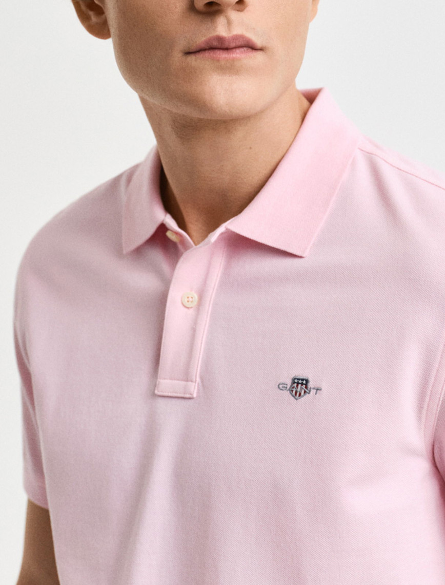 GANT Erkek Pembe Regular Fit Polo GANT Erkek Pembe Regular Fit Polo
