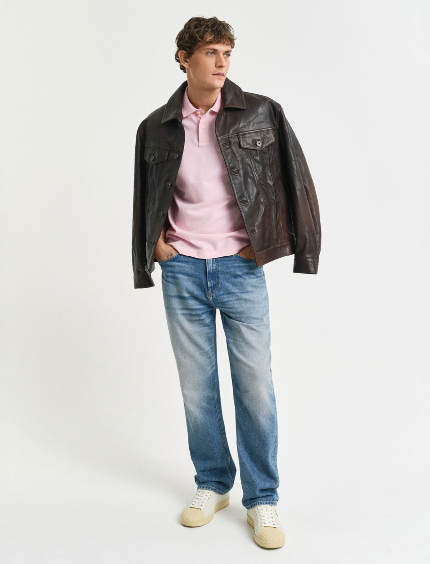 GANT Erkek Pembe Regular Fit Polo GANT Erkek Pembe Regular Fit Polo