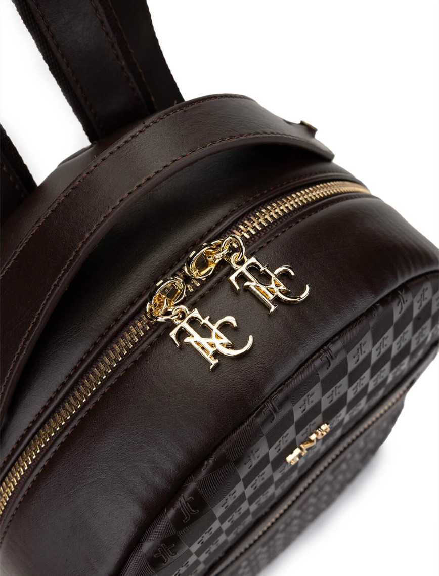 Tamer Tanca Kadın Vegan Kahverengi Sırt Çantası Tamer Tanca Kadın Vegan Kahverengi Sırt Çantası