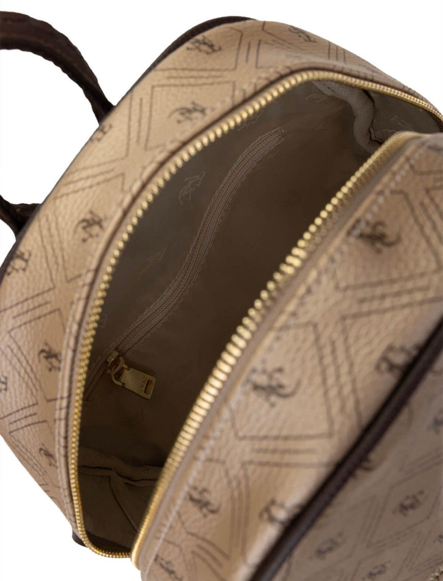 Tamer Tanca Kadın Vegan Altın Sırt Çantası Tamer Tanca Kadın Vegan Altın Sırt Çantası