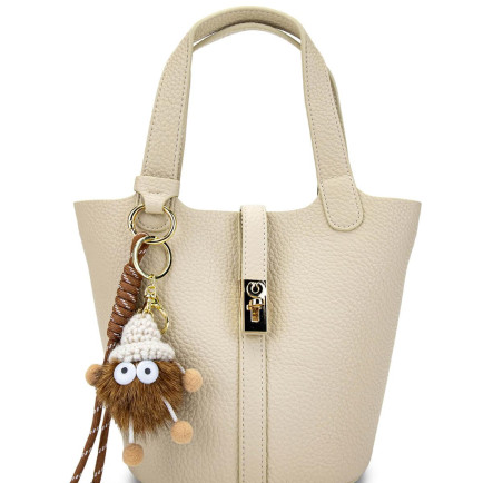 Tamer Tanca Kadın Vegan Bej Omuz Çanta Tamer Tanca Kadın Vegan Bej Omuz Çanta