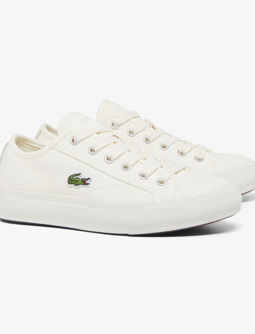 Lacoste Backcourt Kadın Krem Sneaker Lacoste Backcourt Kadın Krem Sneaker