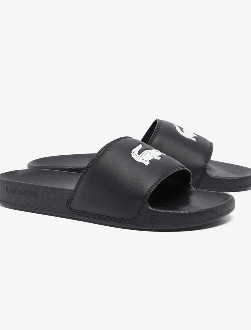 Lacoste Serve Slide Erkek Siyah Terlik Lacoste Serve Slide Erkek Siyah Terlik