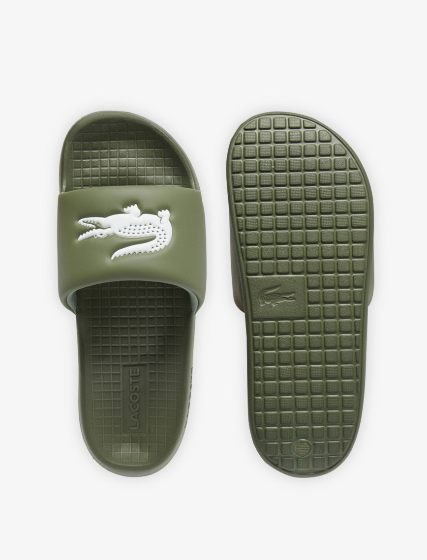 Lacoste Serve Slide 1.0 Erkek Haki Terlik Lacoste Serve Slide 1.0 Erkek Haki Terlik
