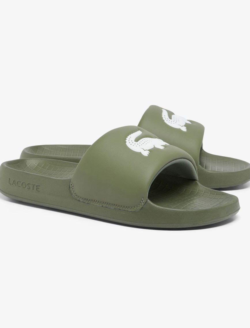 Lacoste Serve Slide 1.0 Erkek Haki Terlik Lacoste Serve Slide 1.0 Erkek Haki Terlik