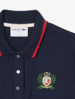 Lacoste Kadın Slim Fit Renk Bloklu Lacivert Polo Lacoste Kadın Slim Fit Renk Bloklu Lacivert Polo