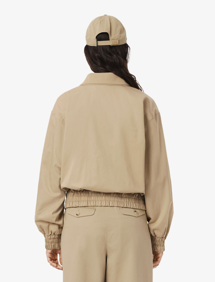 Lacoste Kadın Relaxed Fit Bej Ceket