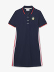 Lacoste Kadın Slim Fit Kısa Kollu Polo Yaka Renk Bloklu Lacivert Elbise Lacoste Kadın Slim Fit Kısa Kollu Polo Yaka Renk Bloklu Lacivert Elbise