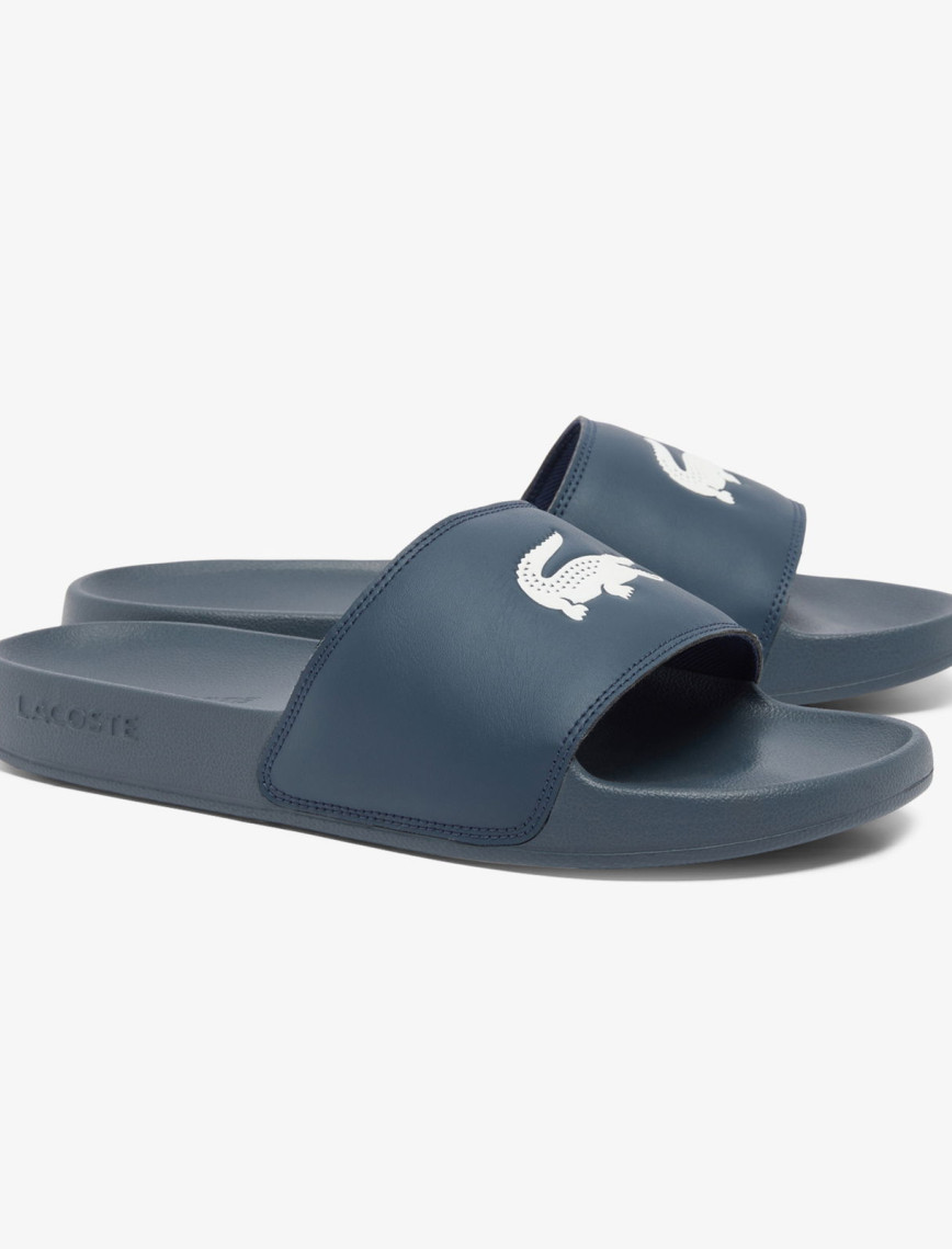 Lacoste Serve Slide Erkek Lacivert Terlik Lacoste Serve Slide Erkek Lacivert Terlik