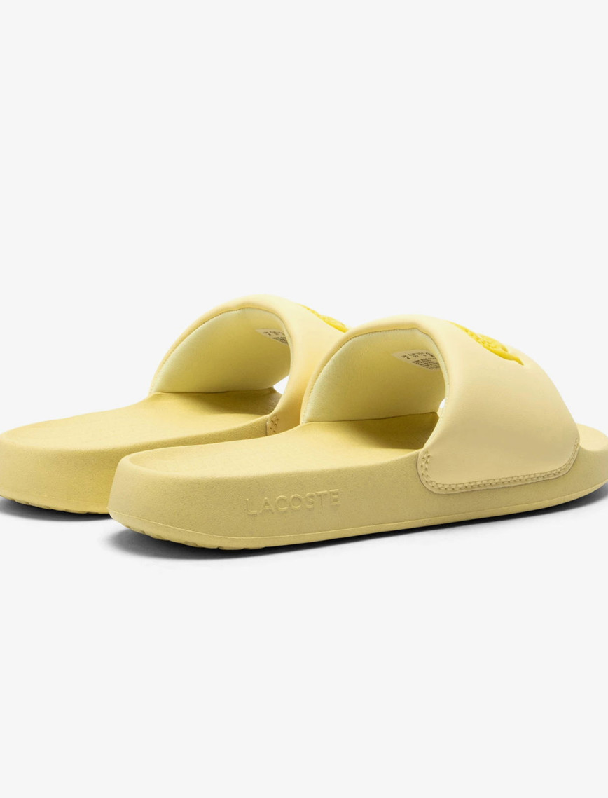 Lacoste Serve Slide Kadın Sarı Terlik Lacoste Serve Slide Kadın Sarı Terlik