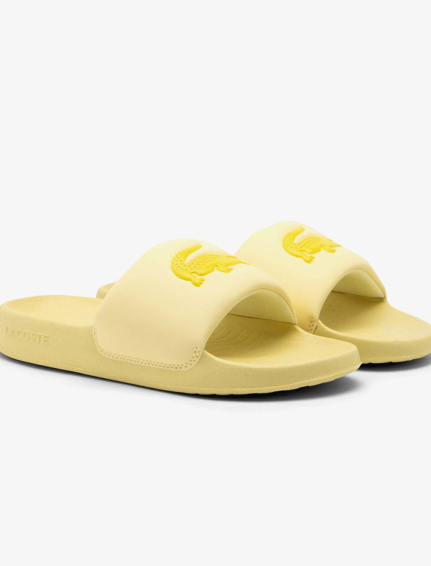 Lacoste Serve Slide Kadın Sarı Terlik Lacoste Serve Slide Kadın Sarı Terlik
