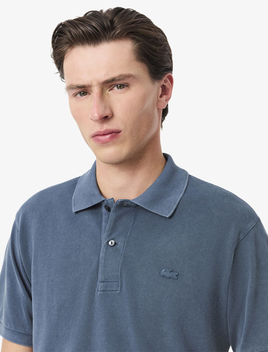 Lacoste L.12.12 Erkek Classic Fit Mavi Polo Lacoste L.12.12 Erkek Classic Fit Mavi Polo