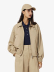 Lacoste Kadın Relaxed Fit Bej Ceket