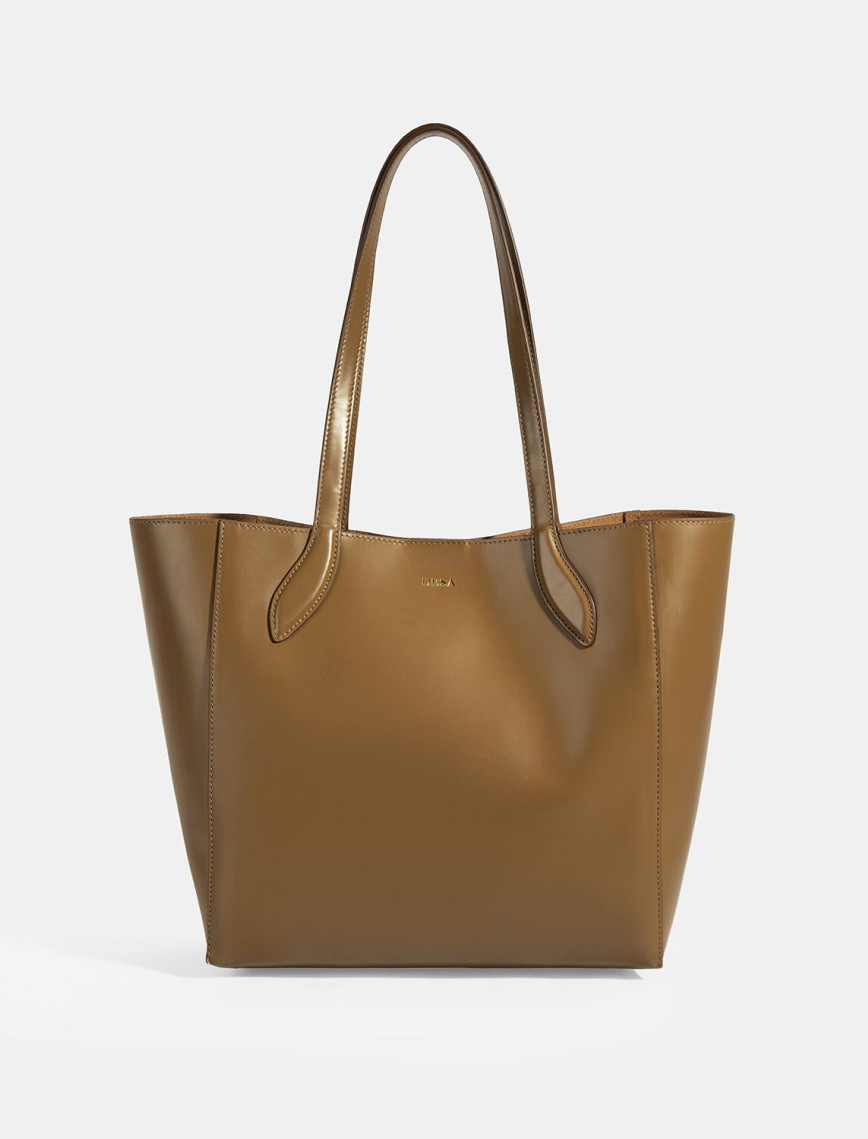 Kadın Kahve Deri Omuz Çantası Kadın Kahve Deri Omuz Çantası