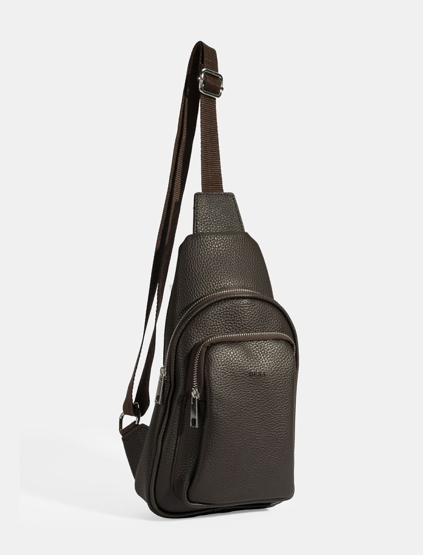 Erkek Kahve Çapraz Postacı Çantası