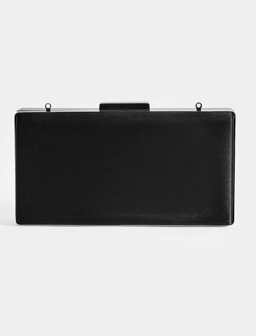 Kadın Siyah Portföy Gece Çantası