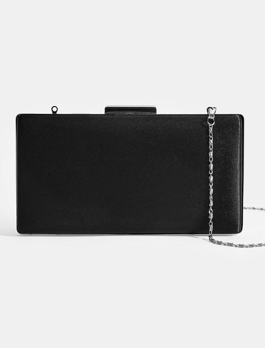 Kadın Siyah Portföy Gece Çantası