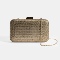 Kadın Gold Taş Detaylı Portföy Gece Çantası Kadın Gold Taş Detaylı Portföy Gece Çantası