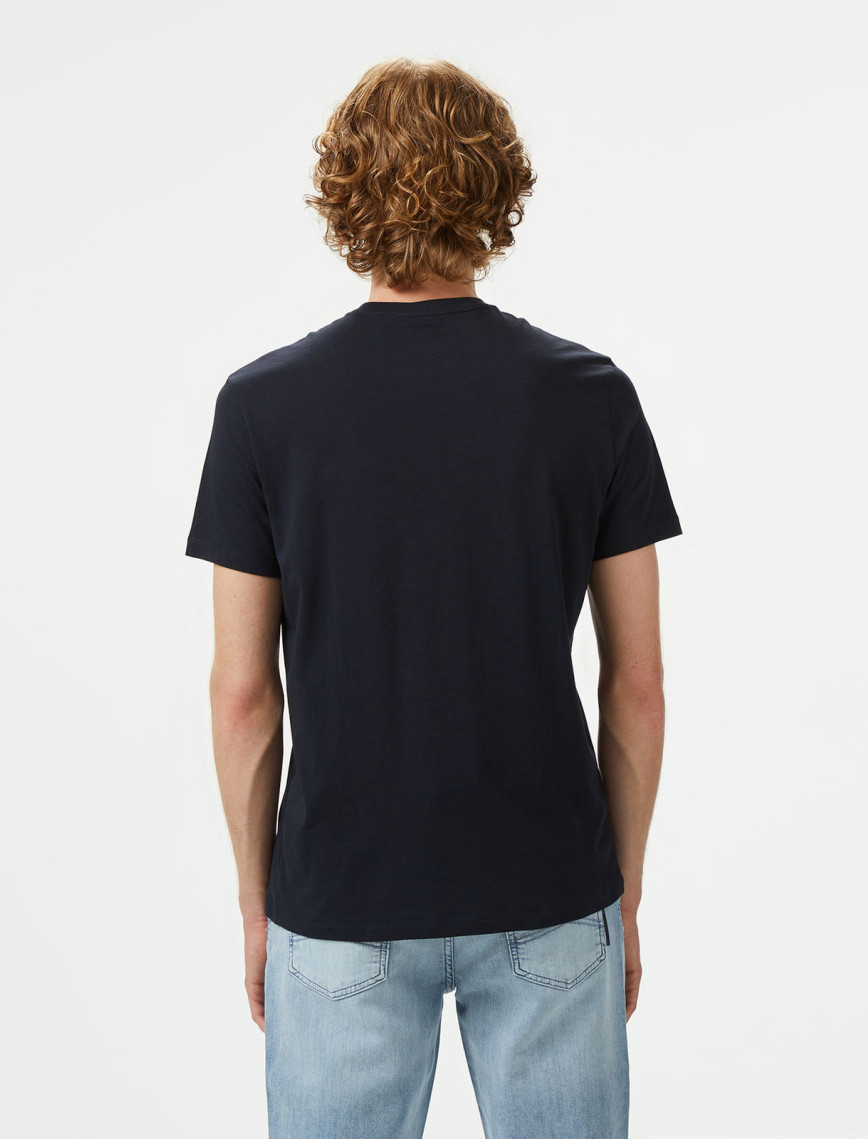 Armani Exchange Erkek Lacivert Bisiklet Yaka T-Shirt Armani Exchange Erkek Lacivert Bisiklet Yaka T-Shirt