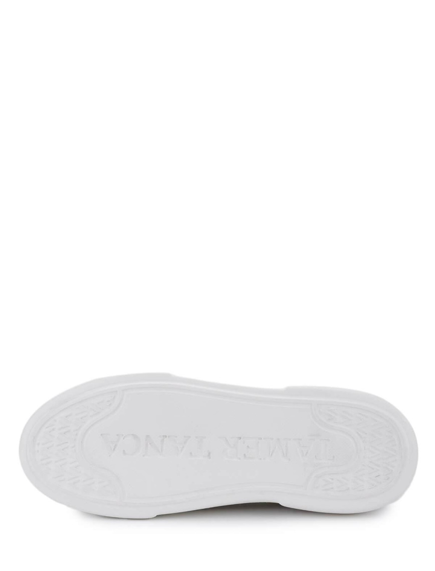 Tamer Tanca Kadın Hakiki Deri Bej Sneakers & Spor Ayakkabı