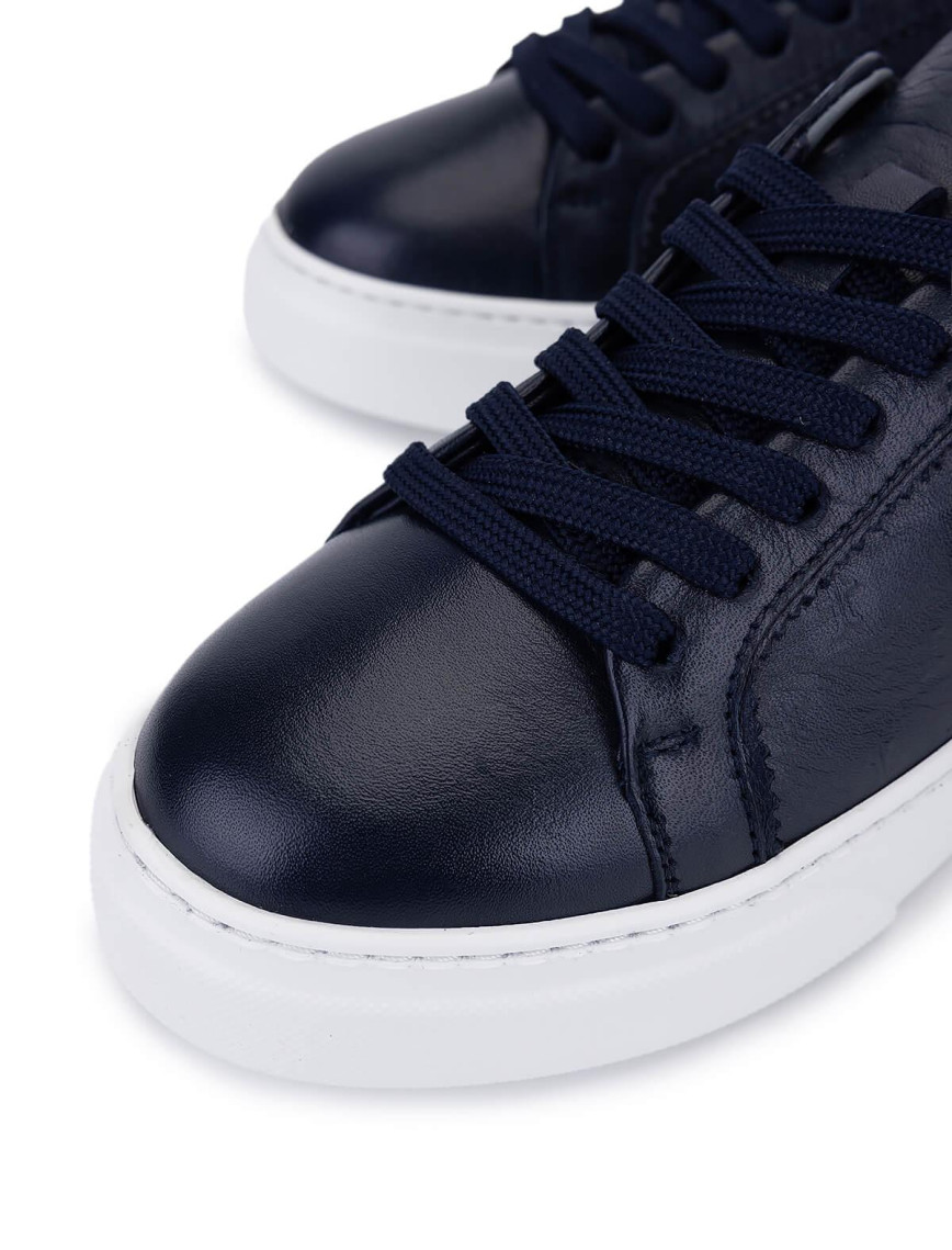 Tamer Tanca Kadın Hakiki Deri Lacivert Sneakers & Spor Ayakkabı