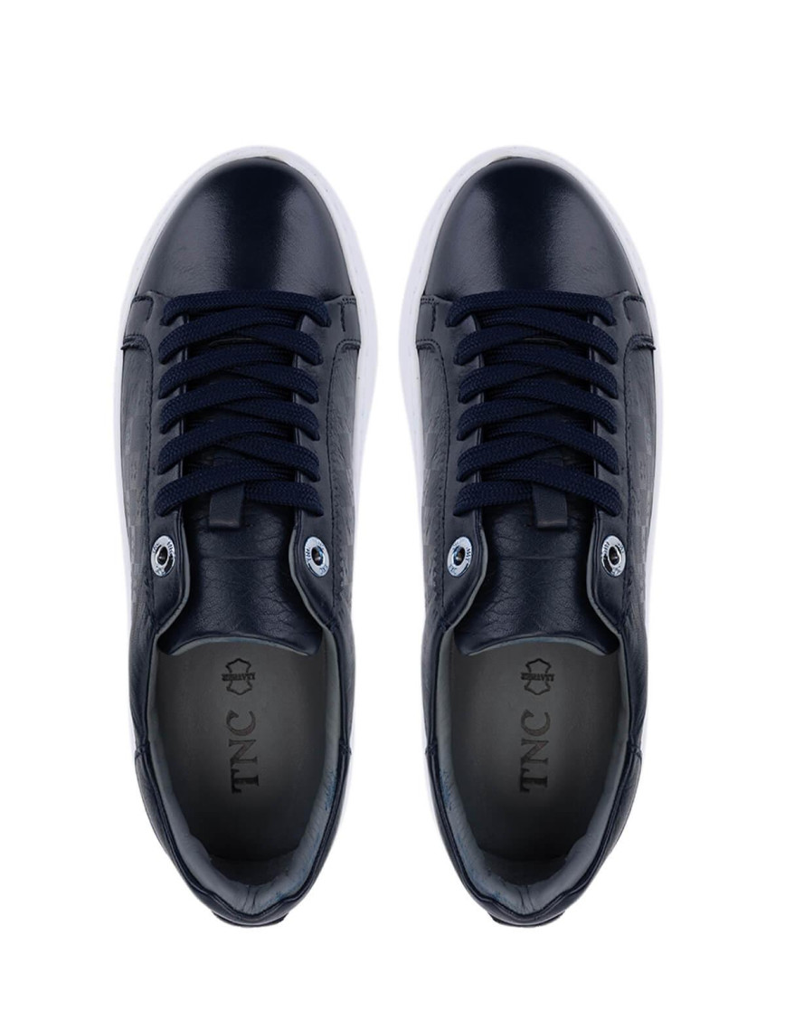 Tamer Tanca Kadın Hakiki Deri Lacivert Sneakers & Spor Ayakkabı