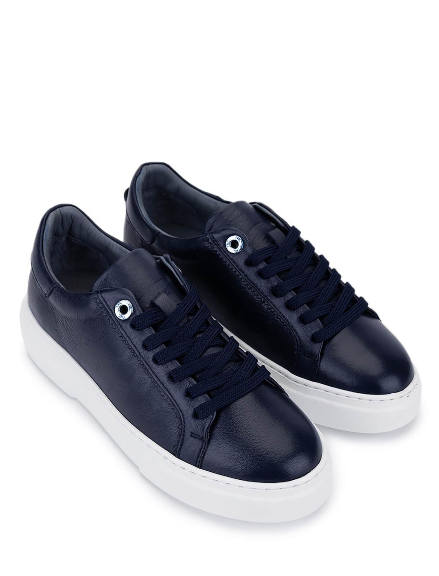 Tamer Tanca Kadın Hakiki Deri Lacivert Sneakers & Spor Ayakkabı