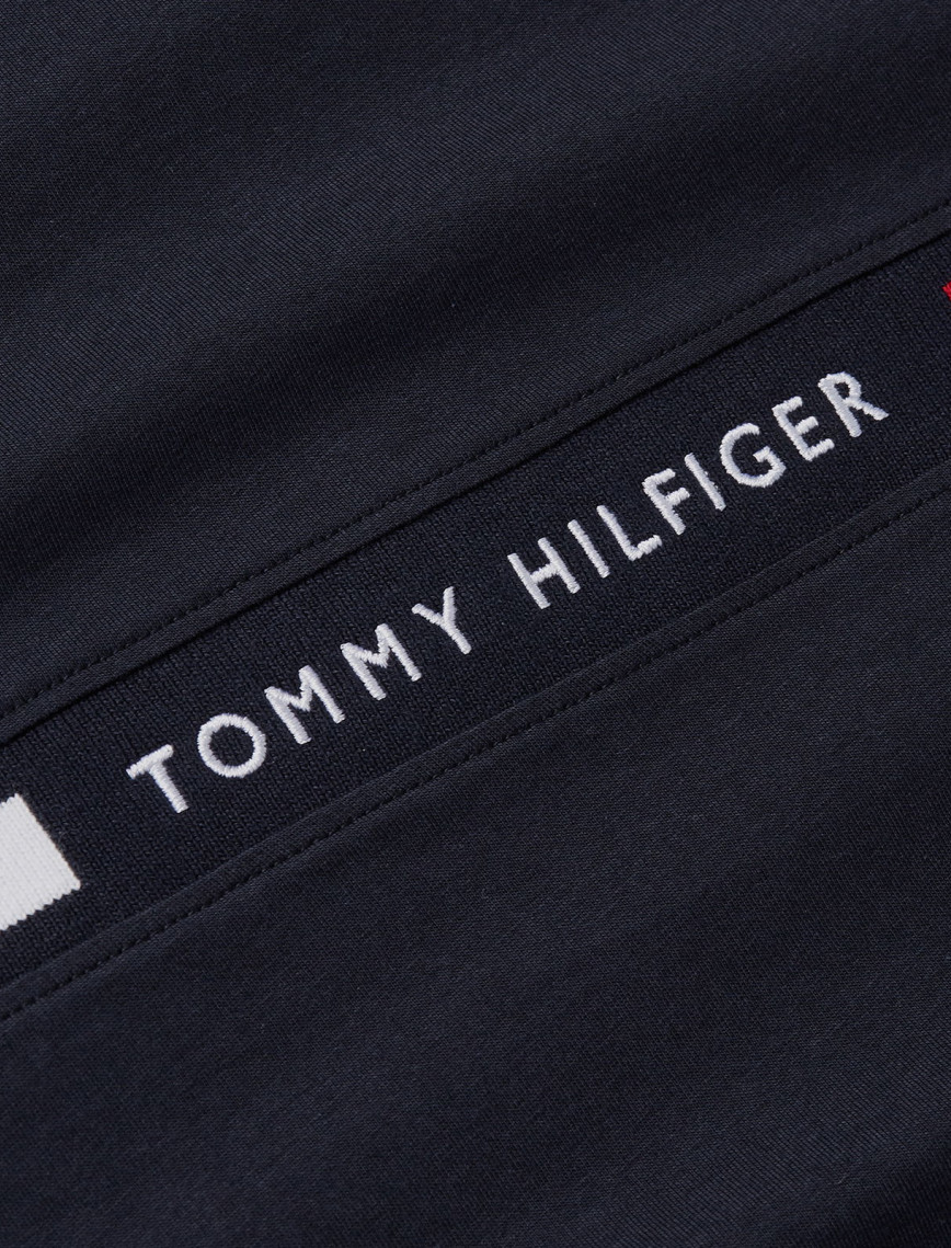 Tommy Hilfiger Chest Insert Erkek Mavi T-Shirt Tommy Hilfiger Chest Insert Erkek Mavi T-Shirt