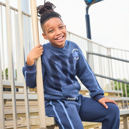 Converse Retro Remix Çocuk Lacivert Hoodie Converse Retro Remix Çocuk Lacivert Hoodie