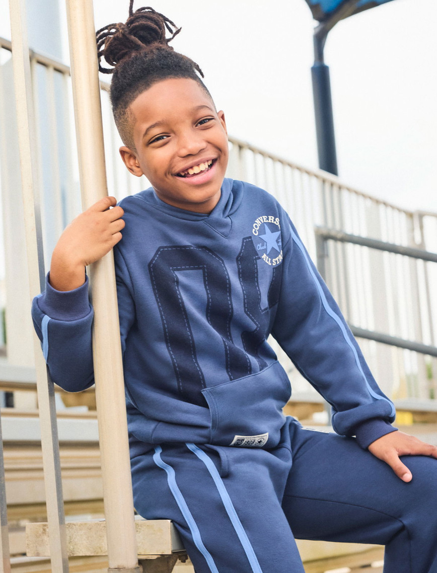 Converse Retro Remix Çocuk Lacivert Hoodie Converse Retro Remix Çocuk Lacivert Hoodie