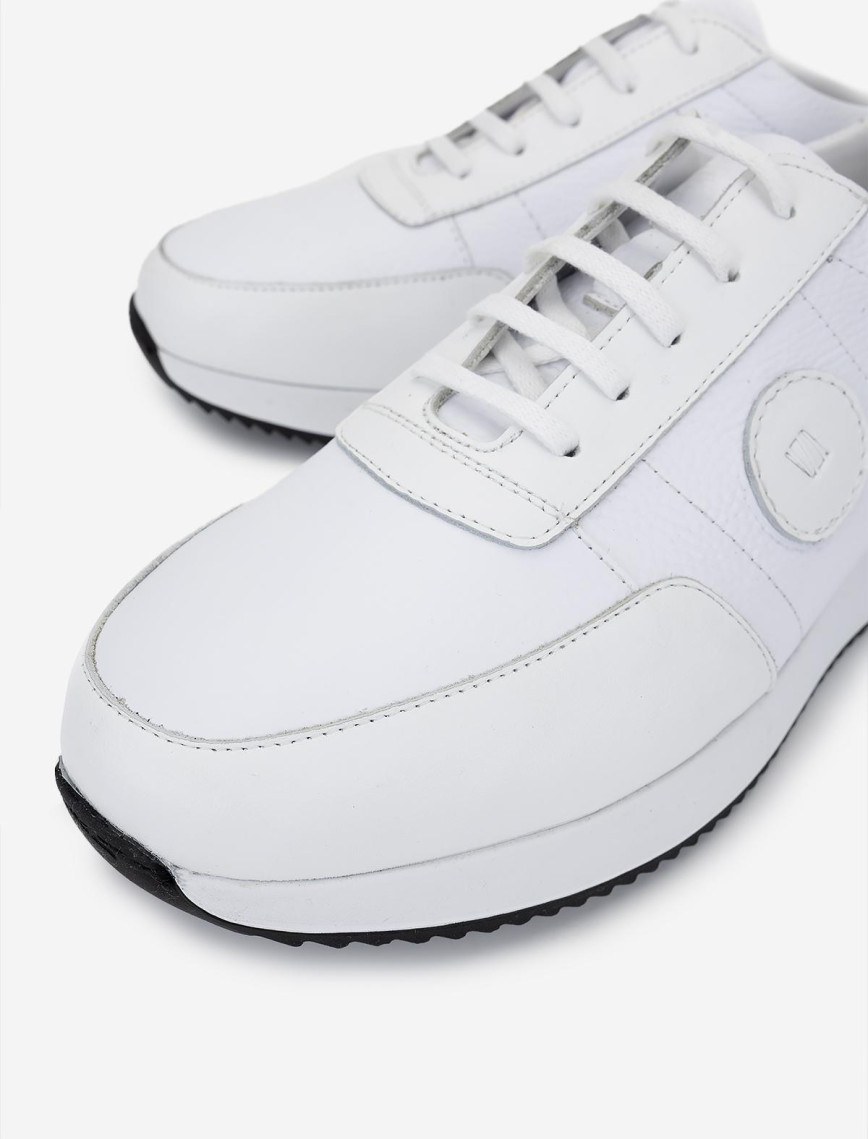 Valmenti Erkek Hakiki Deri Beyaz Sneakers & Spor Ayakkabı
