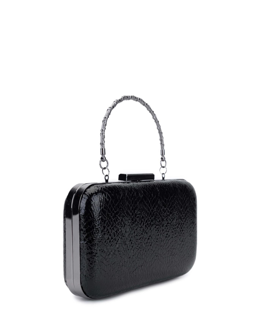 Tamer Tanca Kadın Siyah Vegan Abiye Çanta Tamer Tanca Kadın Siyah Vegan Abiye Çanta