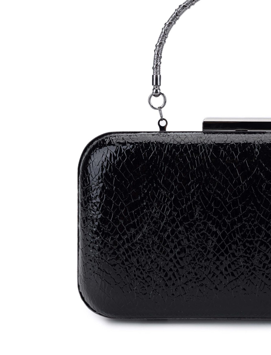 Tamer Tanca Kadın Siyah Vegan Abiye Çanta Tamer Tanca Kadın Siyah Vegan Abiye Çanta